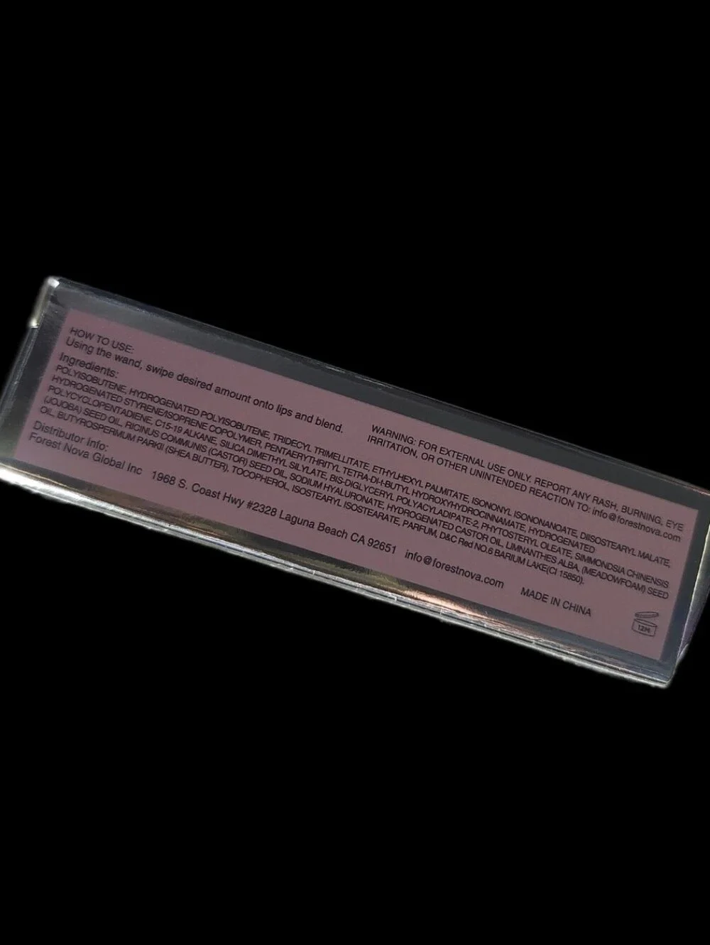 TYNT BEAUTY The Glaze + Glow Glossy Lip Oil in Clear